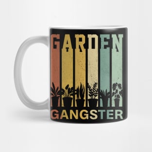 Garden Gangster Funny Vintage Gift Idea for Gardening Lovers Mug